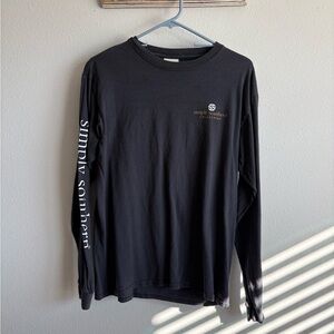 Simply Southern Charcoal Long Sleeve Tee